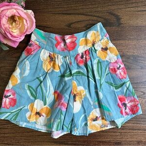 Tea Collection floral culottes, size 12Y